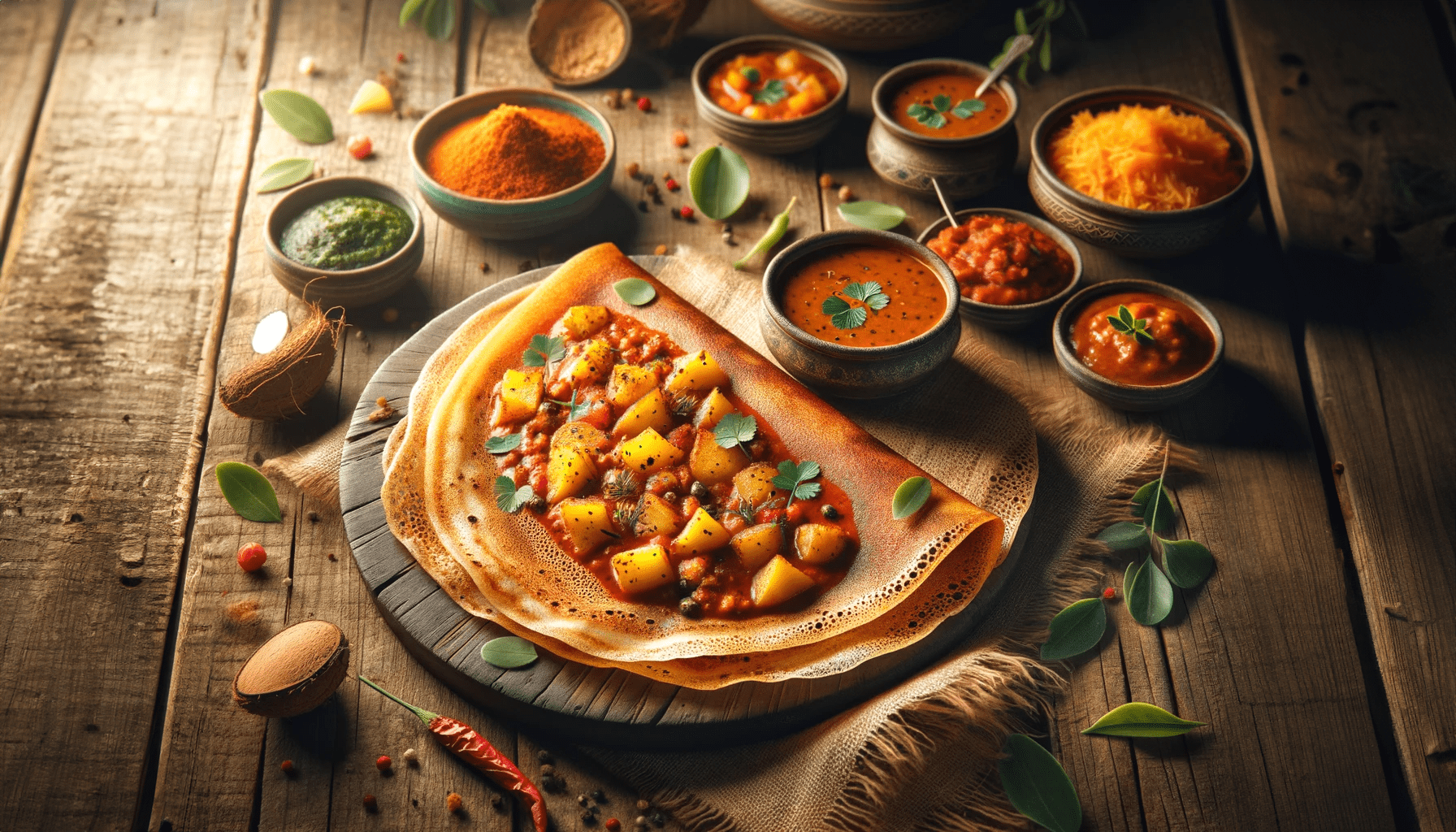 Zuid-Indiase Masala Dosa: Een Culinaire Reis
