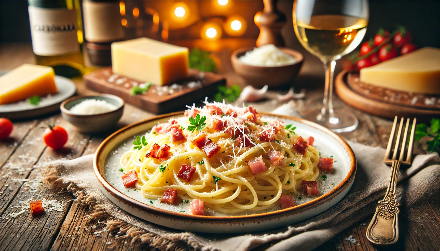 Spaghetti Carbonara: Een Rijke en Romige Pasta die in Minder dan 30 Minuten Klaar is