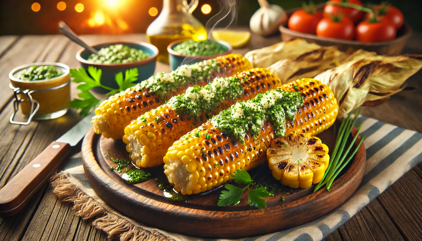 Gegrilde Maiskolven met Kruidenboter: Een Onmisbaar Bijgerecht bij Elke Barbecue