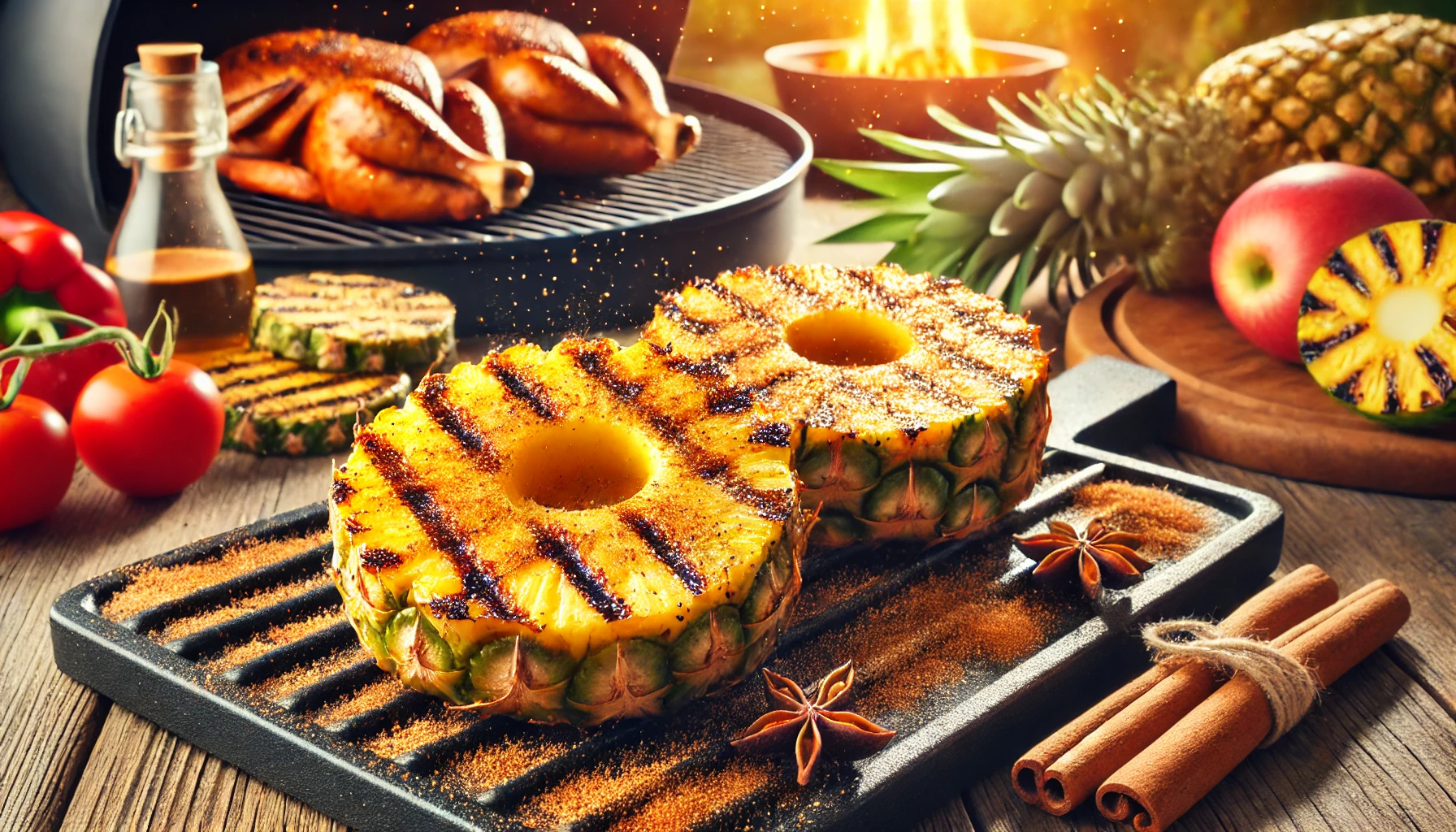 Gegrilde Ananas met Kaneelsuiker: Een Verrassend Zoet Dessert of Bijgerecht voor je BBQ