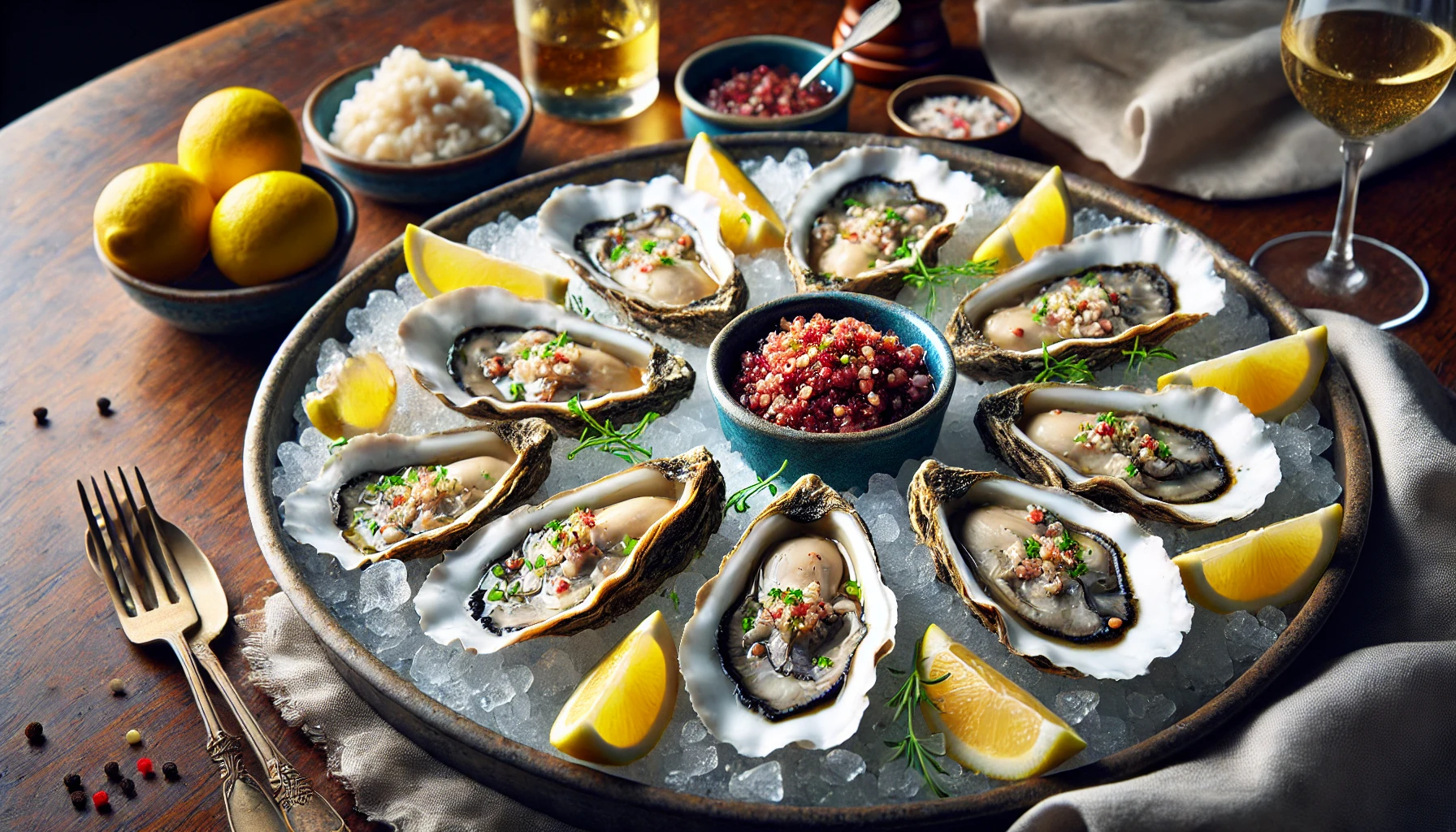 Oesters met Mignonette Saus: Een Traditionele Delicatesse