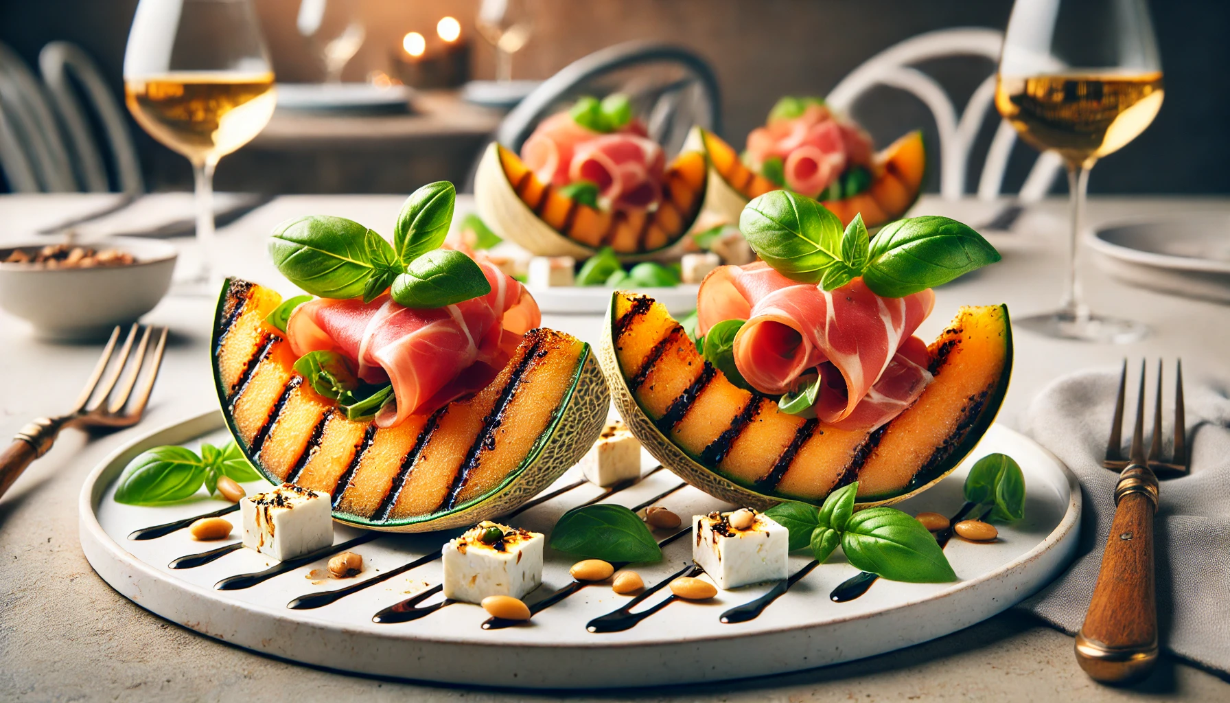 Gegrilde Cantaloupe met Prosciutto: Een Zomers Feest voor de Zintuigen