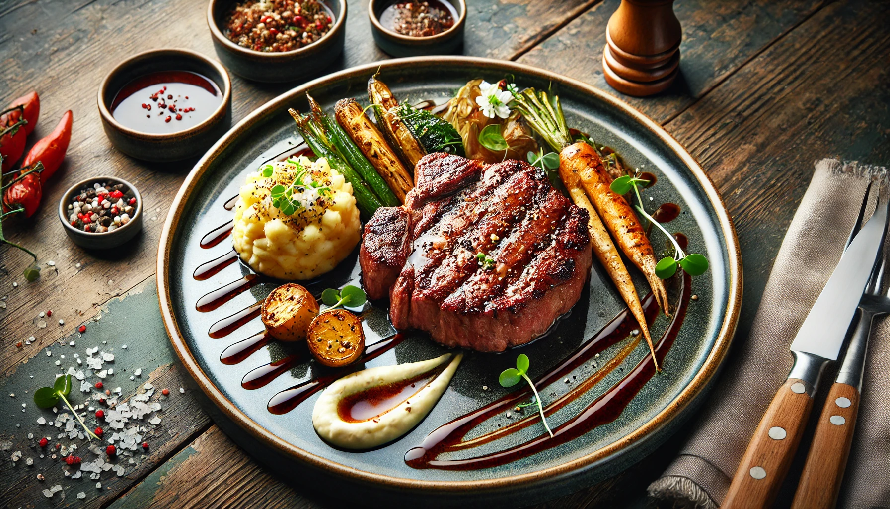 Klassieke Gegrilde Entrecote: Een Tijdloze Culinaire Ervaring