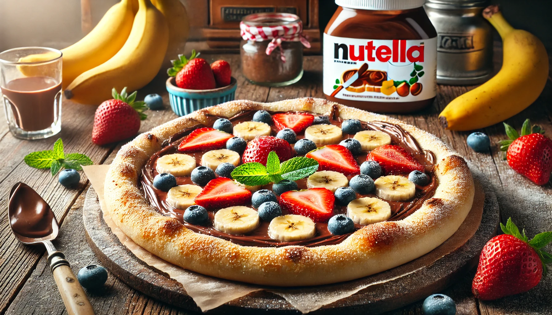 Nutella Pizza: Een Hemelse Dessertpizza