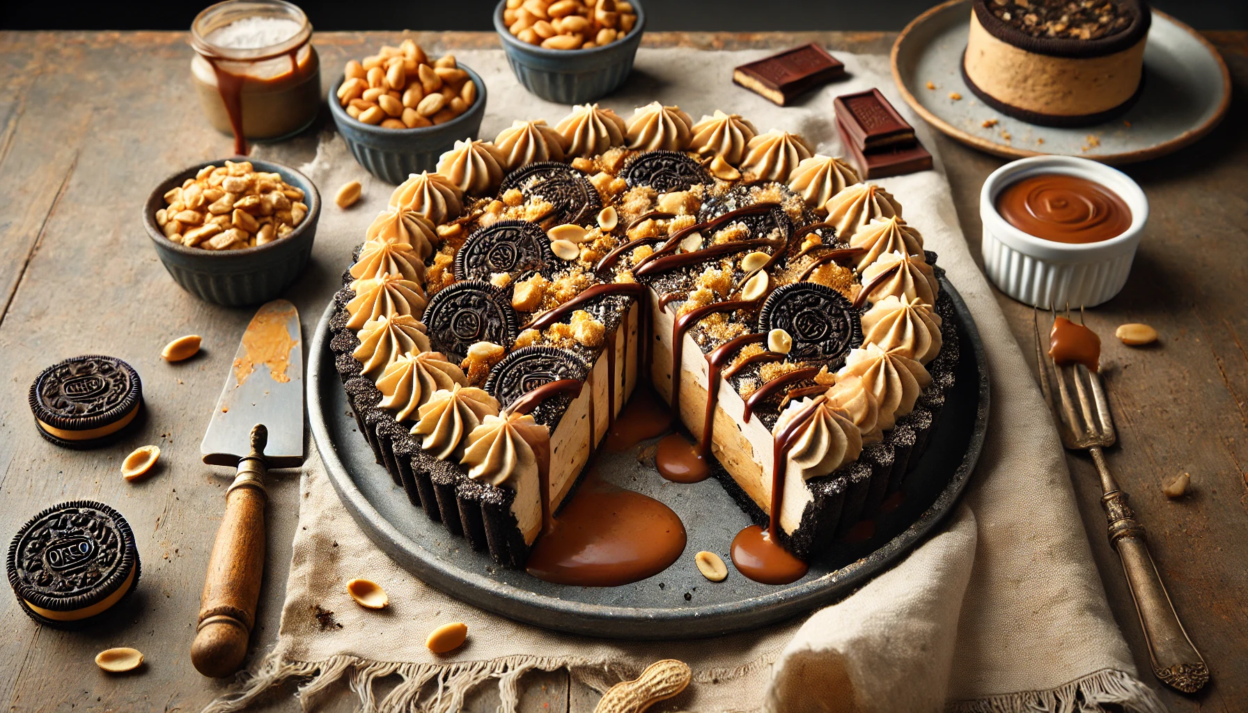 Peanut Butter Ice Cream Pie