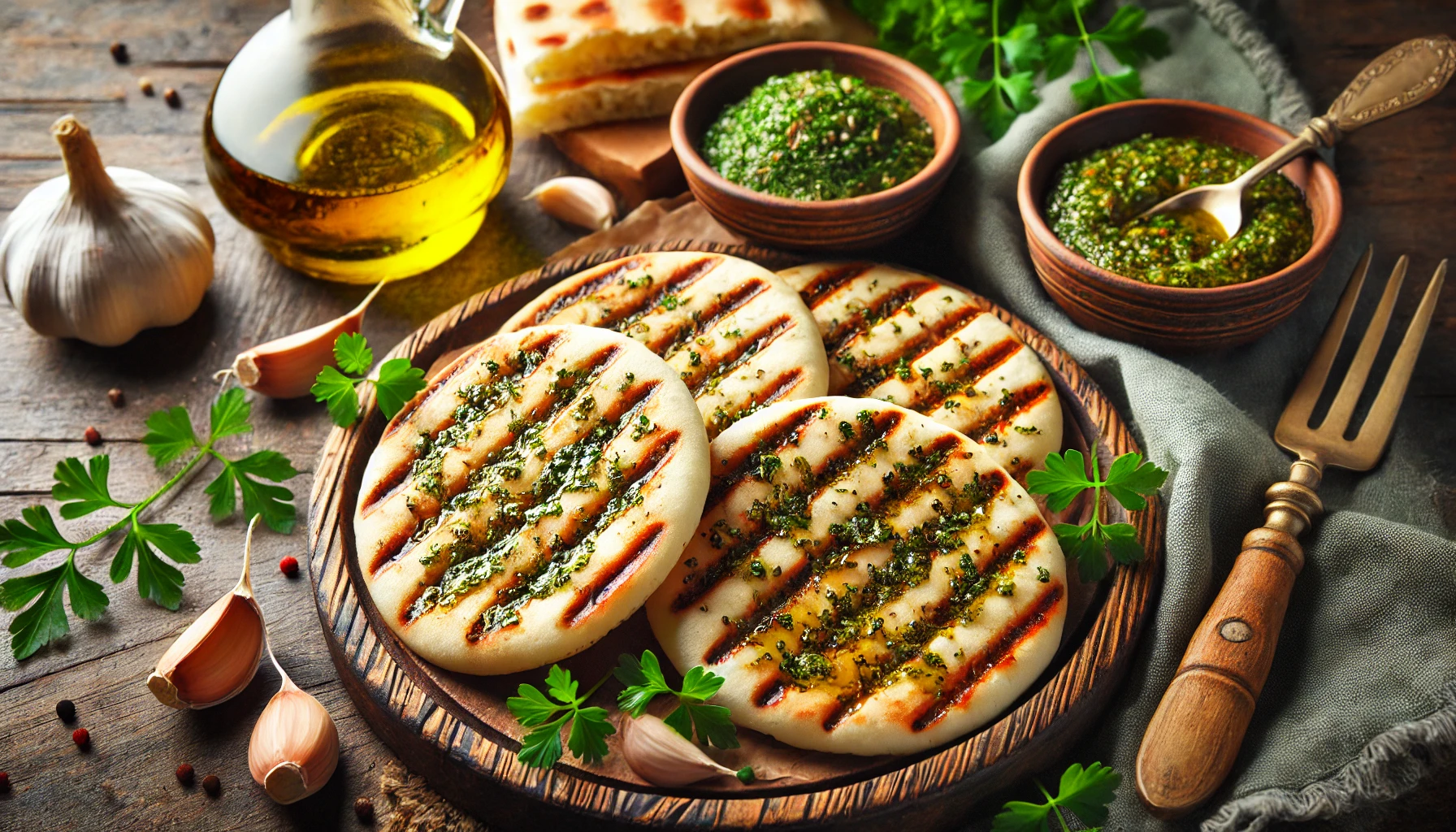Gegrilde Pita Broodjes met Kruiden: Een Eenvoudig en Heerlijk Recept