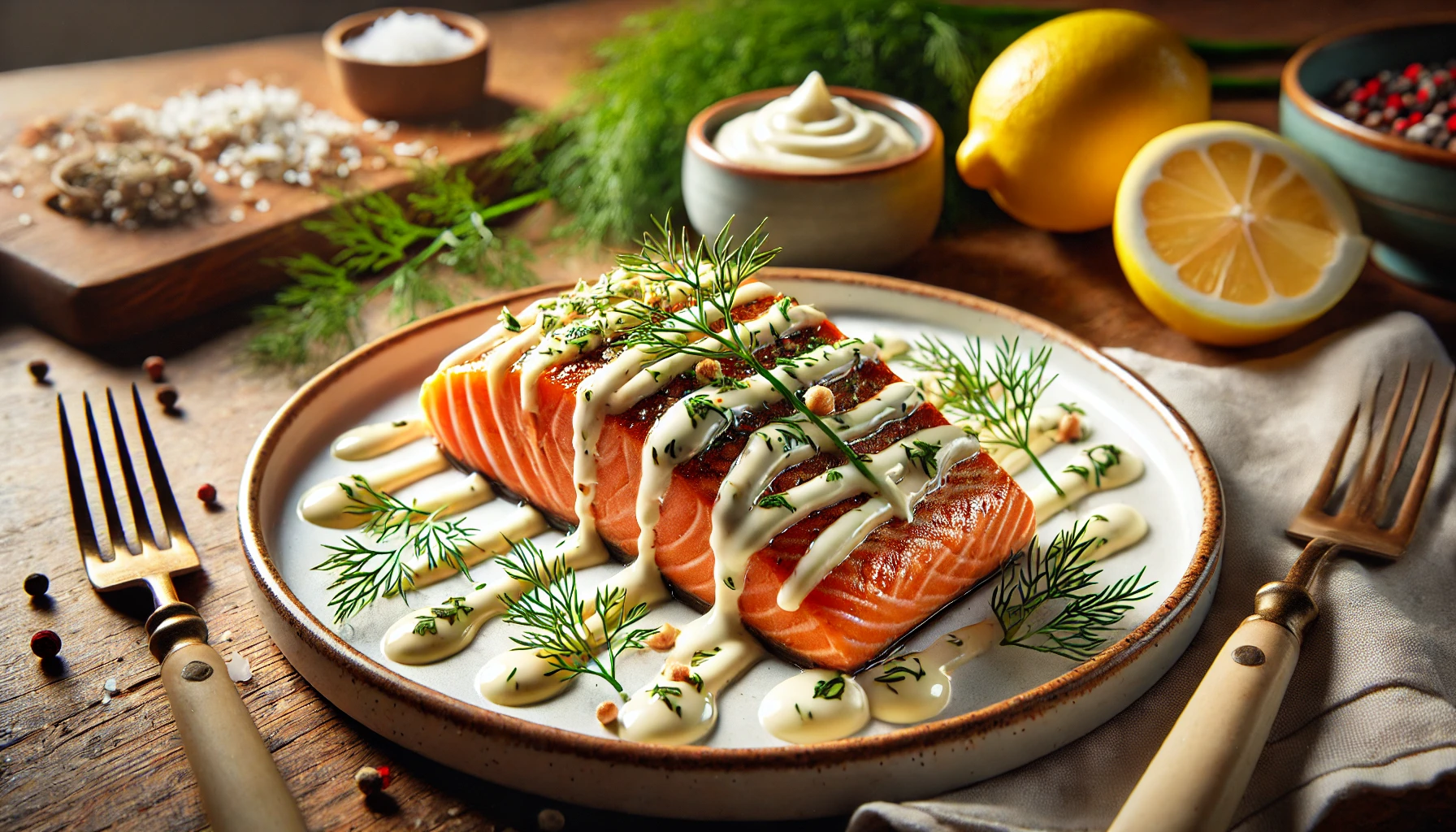 Zalmfilet met Witte Chocolade en Dille Saus: Een Verrassende Combinatie van Smaken