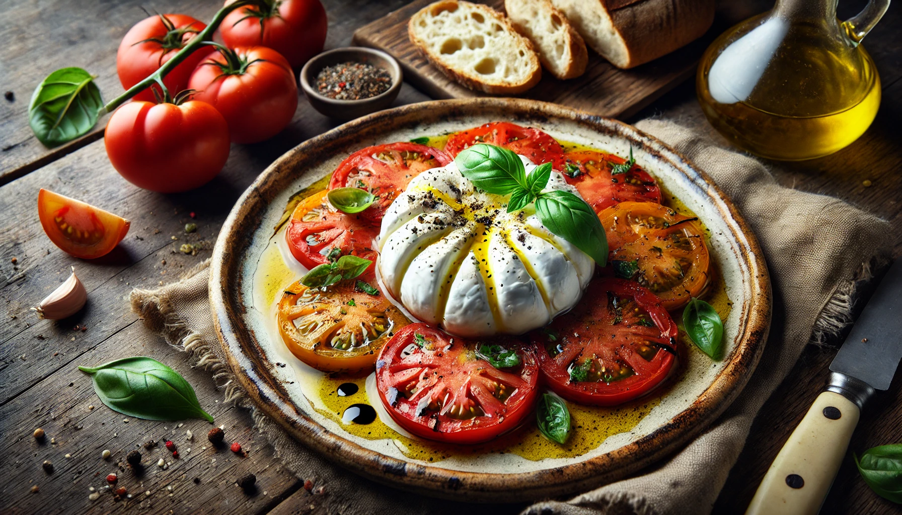 Burrata met Tomaat: Een Hemelse Combinatie