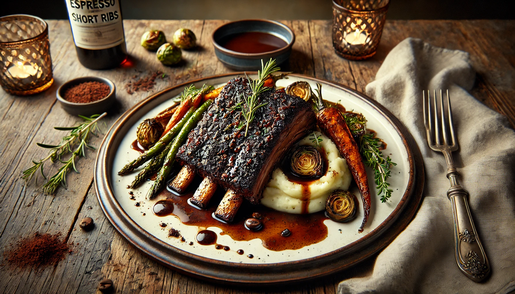 Espresso Rubbed Short Ribs: Een Culinaire Ervaring van Hoog Niveau