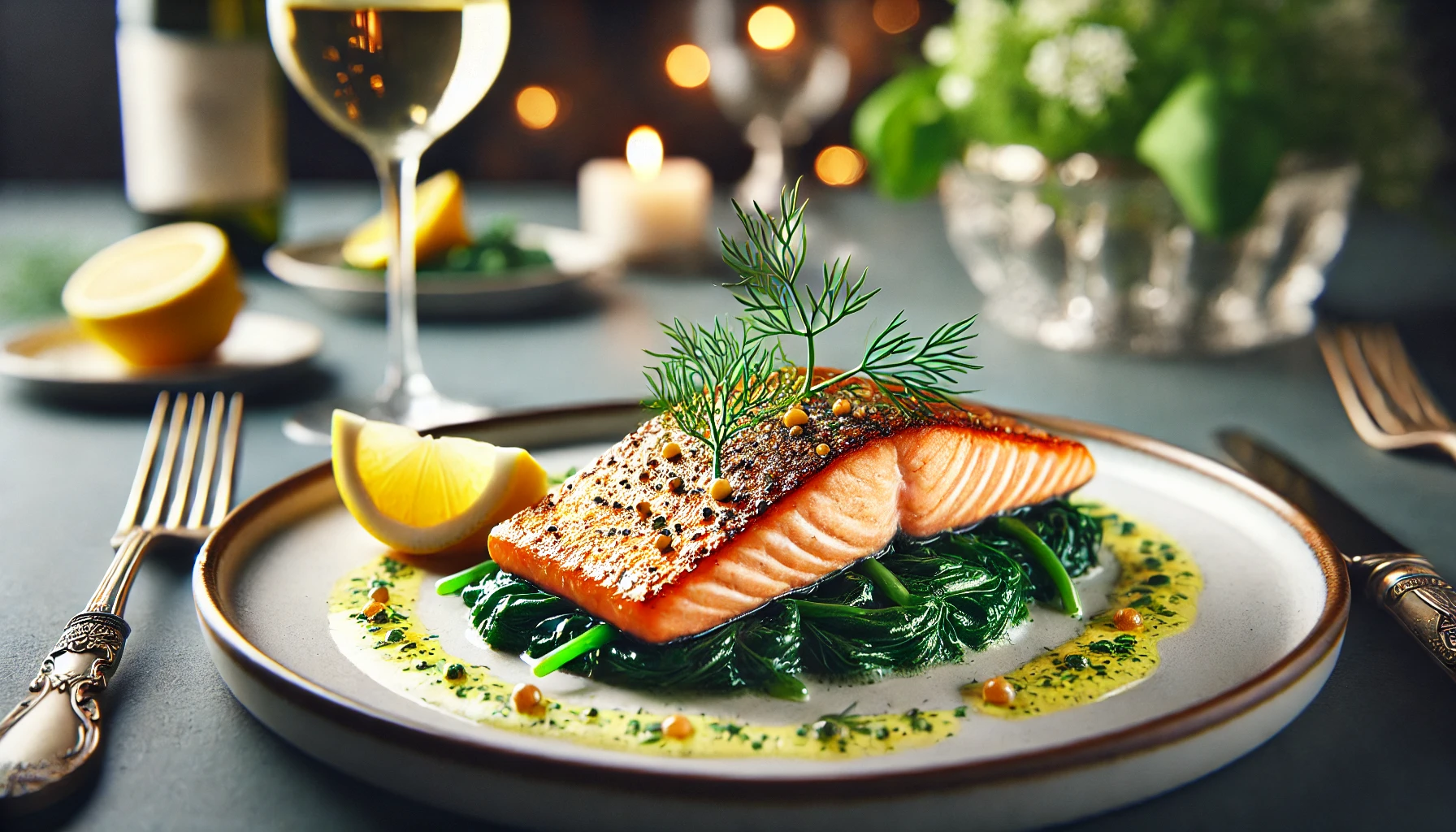 Gerookte Zalm op een Houten Plank: Een Culinaire Sensatie