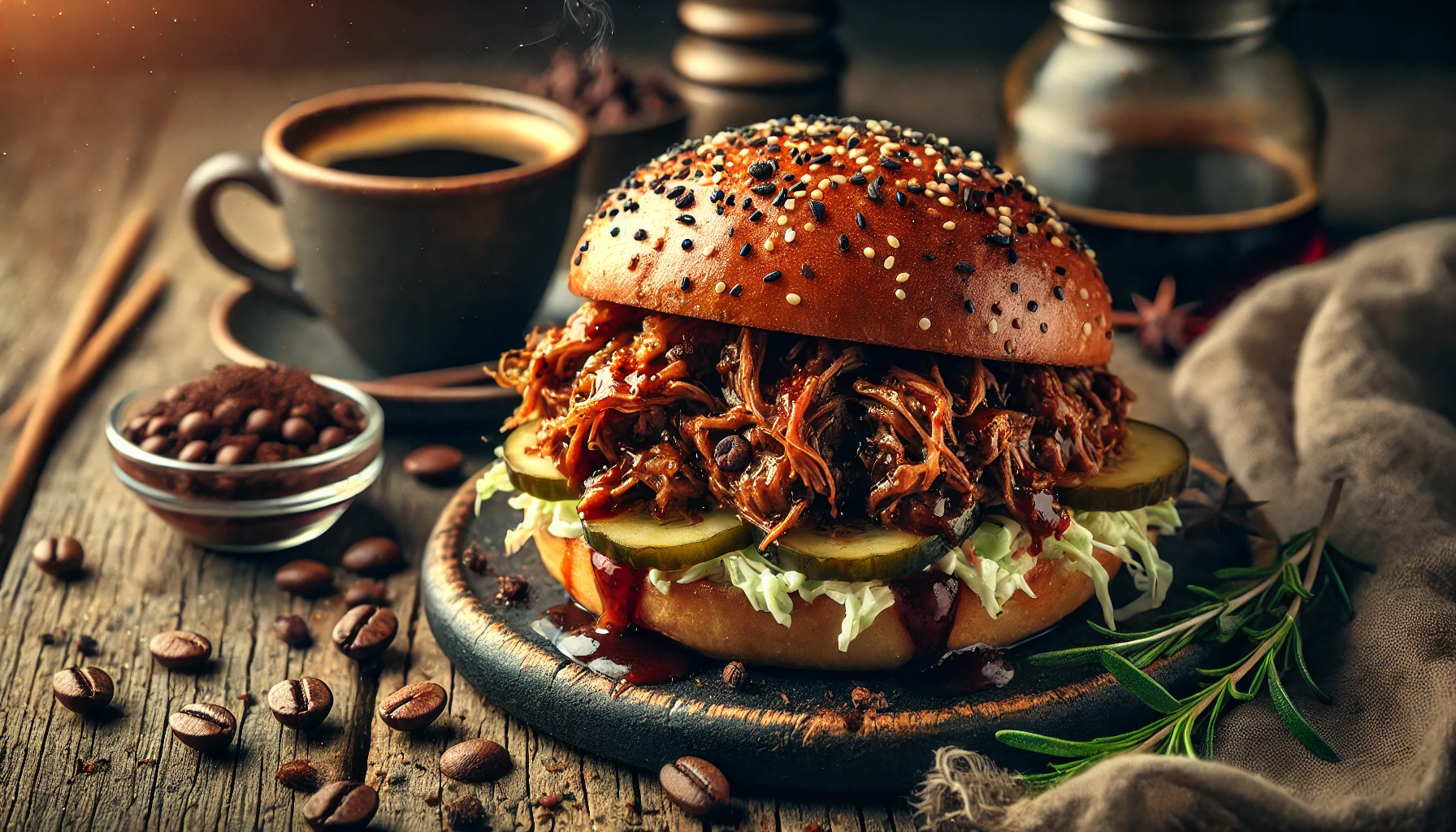 Slow-Cooked Pulled Pork met Koffie Een Unieke Culinaire Beleving