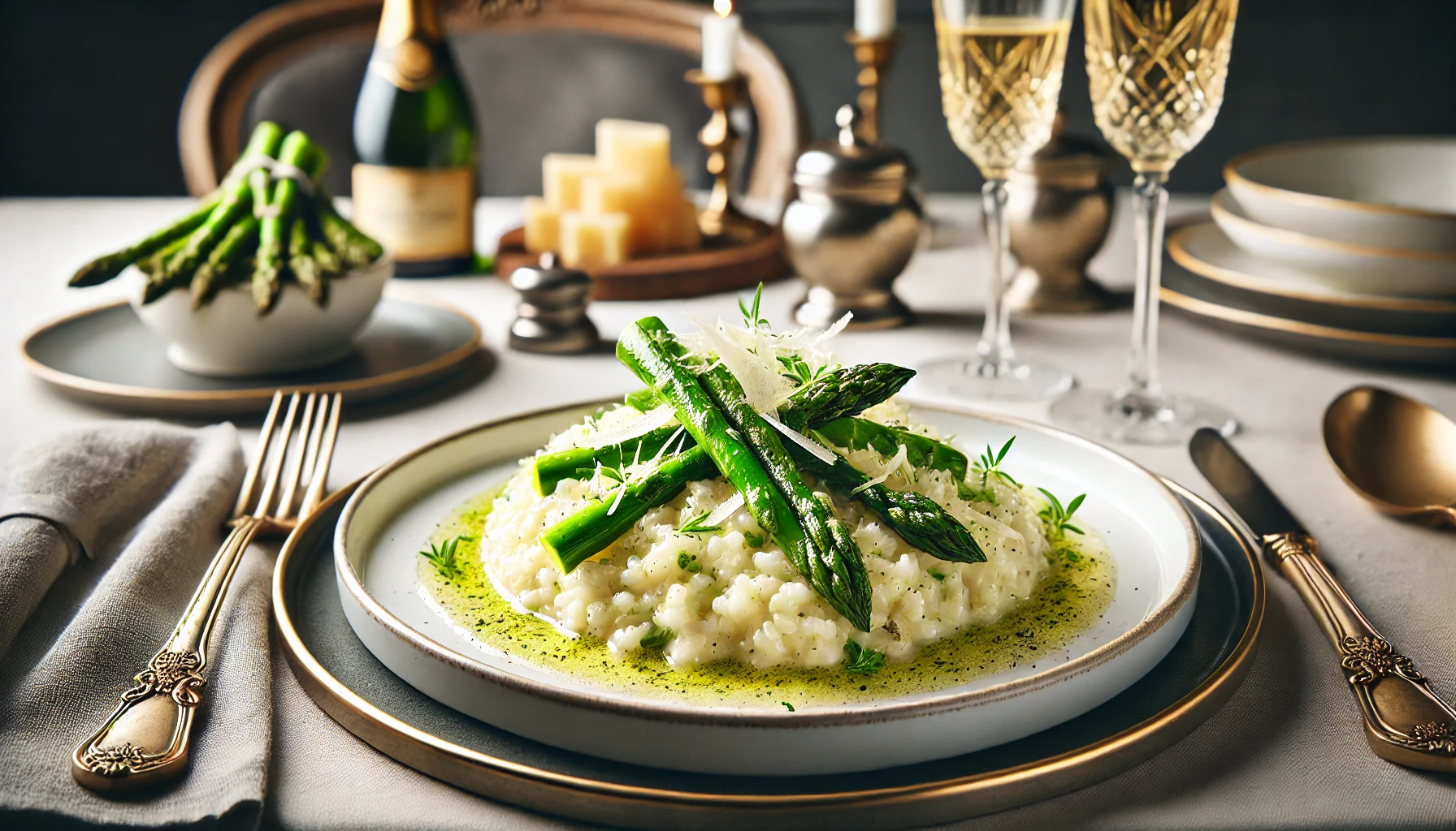 Risotto met Asperges