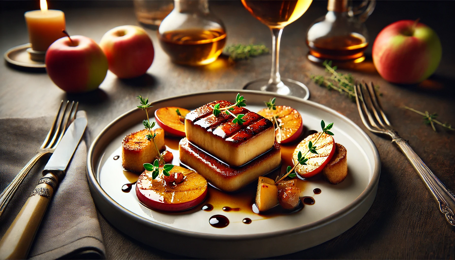 Gebakken Foie Gras met Appelcompote