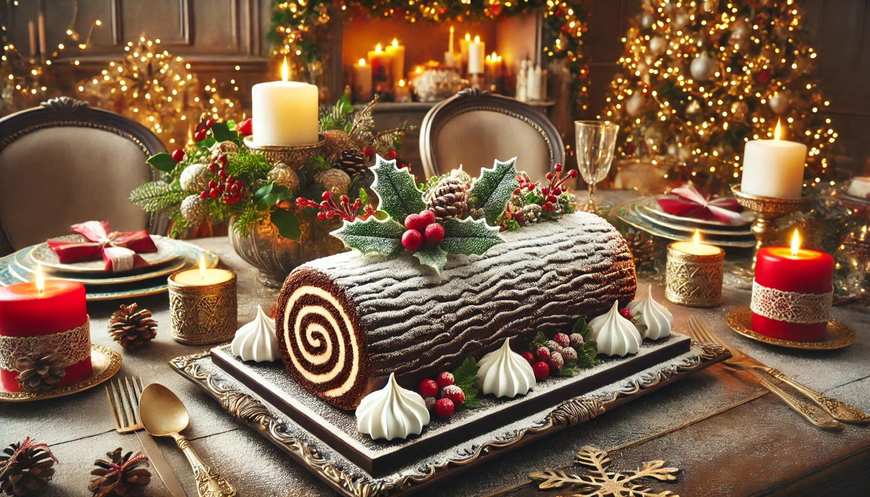 Kerststronk (Bûche de Noël)