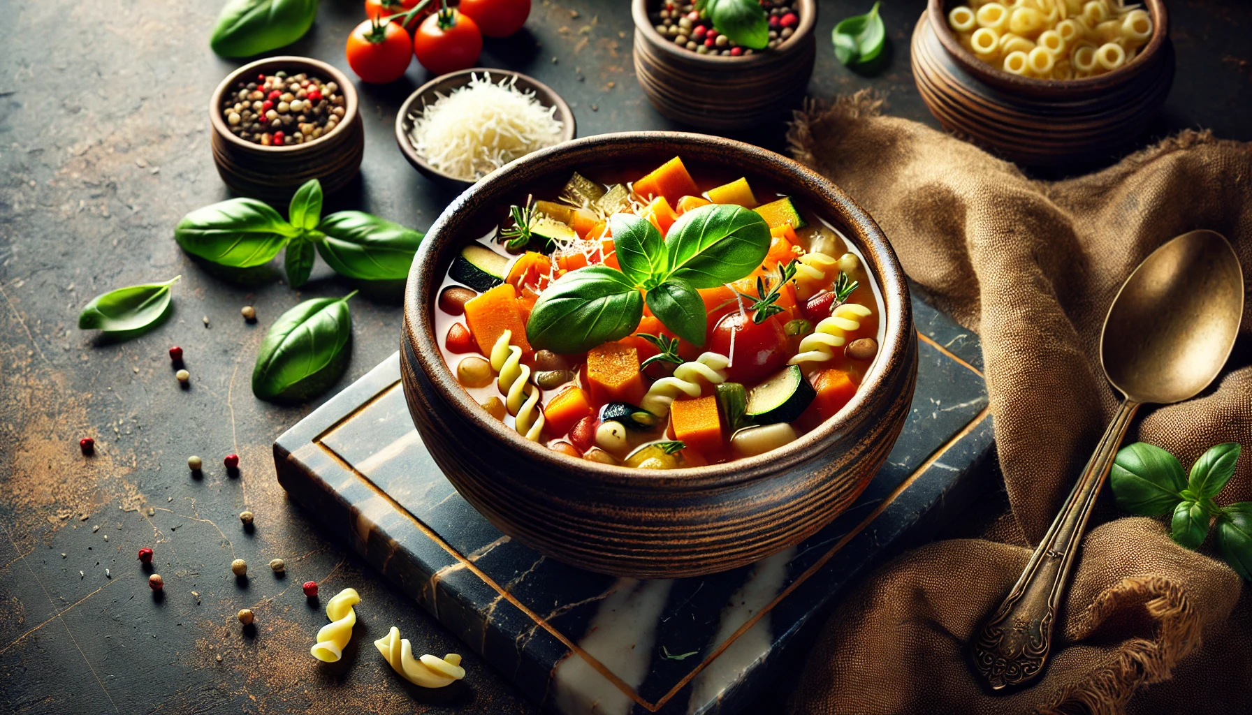 Minestrone – Italiaanse Groentesoep met Pasta of Rijst