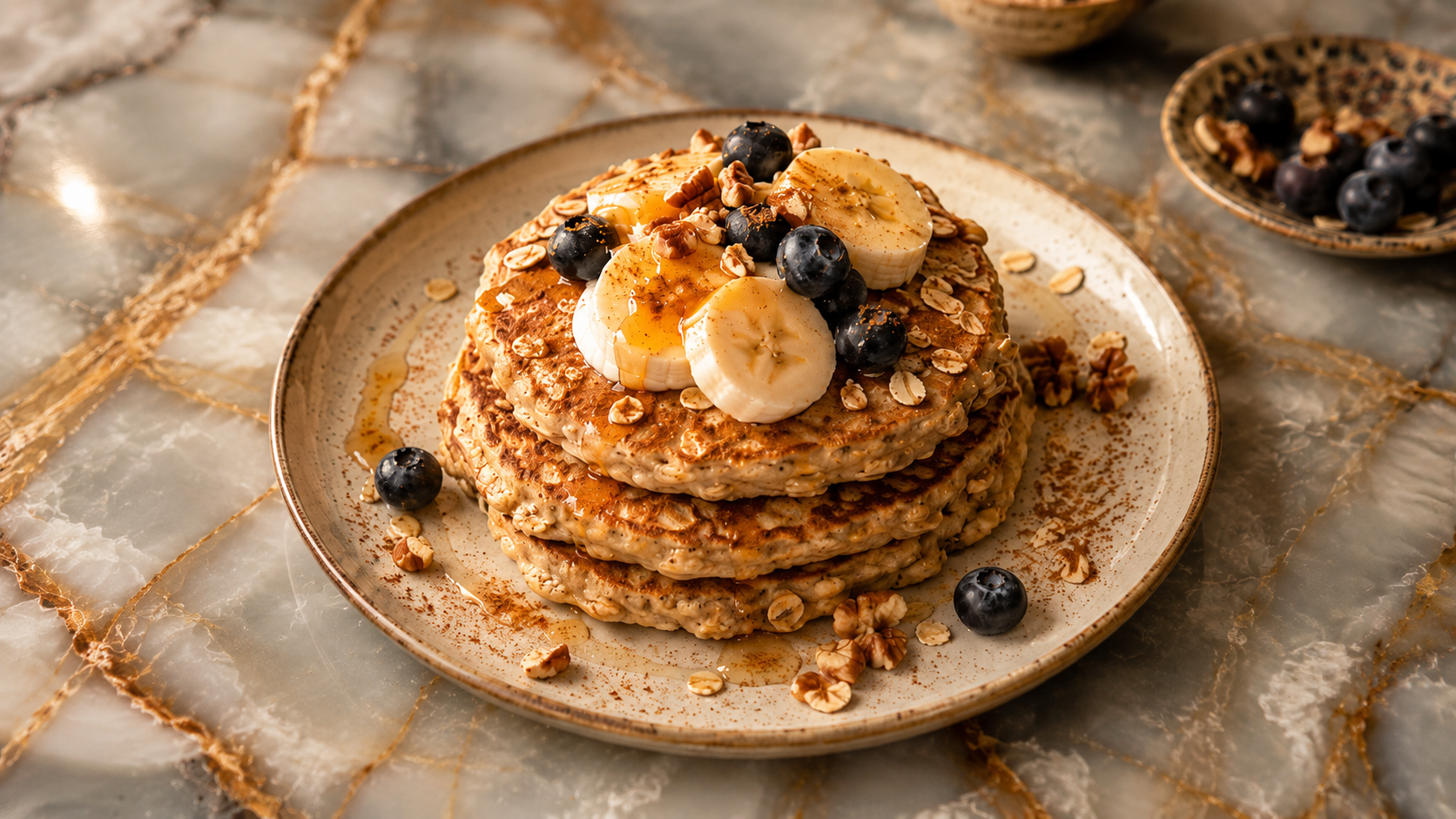 Bananenpannenkoeken met havermout – gezond, simpel en lekker luchtig