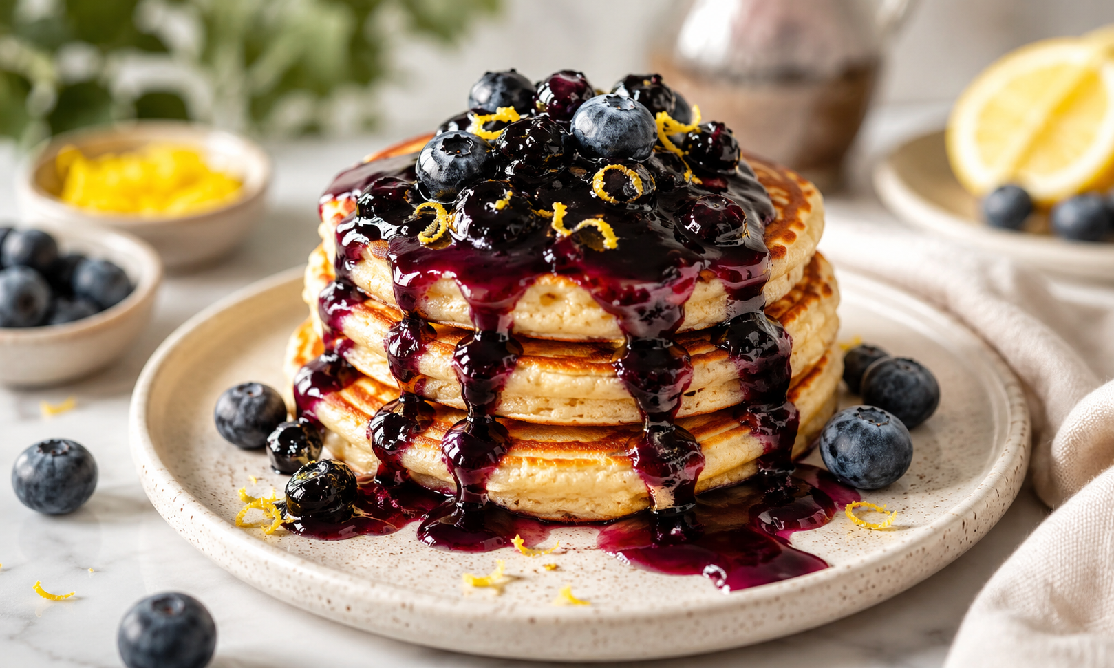 Blauwe-bessen saus voor pancakes – glanzend, fruitig en 5-minuten klaar